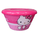 Bowl redondo con tapa Hello Kitty