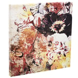 Canva Flores ocre III 30 x 30 cm