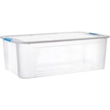 Caja organizadora Ultraforte bajo cama 30 L transparente