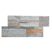 Revestimiento piedra exterior Mosaico multicolor 18 x 35 cm