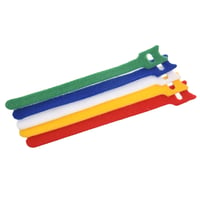 Pack de 5 velcros precintos sujeta cables 1.2 x 150 mm multicolor