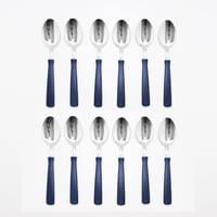 Pack de 12 cucharas New Color azul
