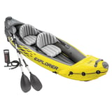 Kayak inflable con remos de aluminio