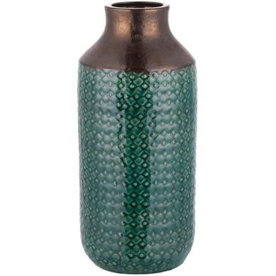 Florero Kaula verde jade 19 x 42 cm