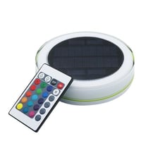 Luz solar para piscinas 7 colores 12 v con control remoto