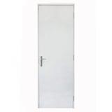 Puerta de interior MDF laminada PVC derecha blanca 76 x 204 x 10 cm