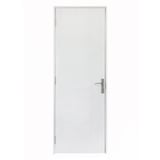 Puerta de interior MDF laminada PVC izquierda blanca 76 x 204 x 10 cm