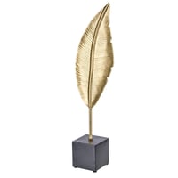 Figura Deco pluma gold 60 cm
