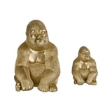 Figura Deco gorila gold 12 cm