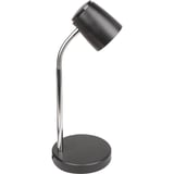 Lámpara de escritorio negra 1 luz GU10