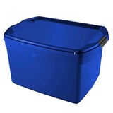 Caja organizadora de plástico azul 29 L