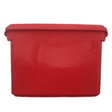 Caja organizadora de plástico roja 29 L