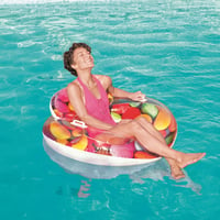 Flotador inflable sillón candy lounge