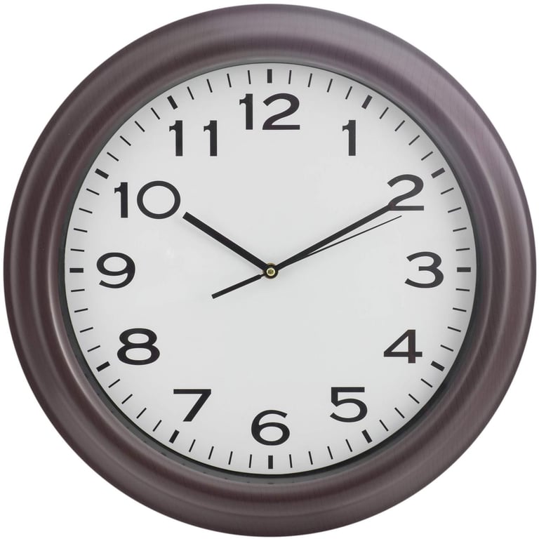 Reloj de pared Clasico 45 x 45 cm Sodimac .uy