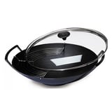 Pack de 5 woks 36 cm negro
