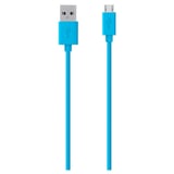 Cable micro USB azul 1.2 m
