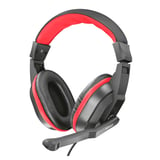 Auricular Headphone Ziva Gaming negro y rojo