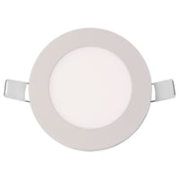 Panel led redondo de embutir luz cálida 6 W