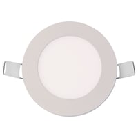 Panel led redondo de embutir luz cálida 24 W
