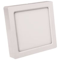 Panel led cuadrado de sobreponer luz cálida 12 W