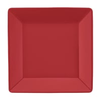 Plato cuadrado rojo 20 x 20 cm