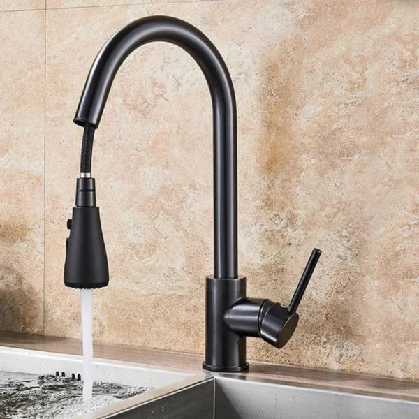 Griferia monocomando de cocina para mesada Resto Gourmet pico aireador Sodimac .uy