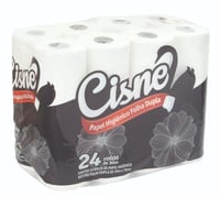 Pack de 24 rollos de papel higiénico doble hoja