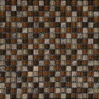 Mosaico marrón 30 x 30 cm