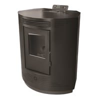 Calefactor a pellet 9 kg negro