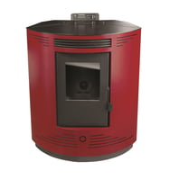 Calefactor a pellet 9 kg rojo