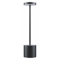 Lámpara de mesa USB dimerizable 3 tonos negra