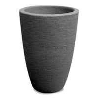 Maceta Inca de plástico 41 cm gris