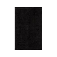 Alfombra lilashag 133 x 200 cm negro