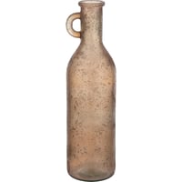 Botella de vidrio 50 cm marrón con asa