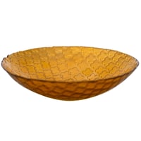 Bowl 40 cm de vidrio ambar