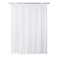 Protector para cortina de baño 178 x 180 cm blanco