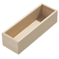 Caja de madera 8.59 x 25.4 x 6.99 cm