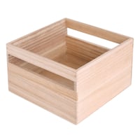 Caja de madera 25.4 x 25.4 x 15.24 cm