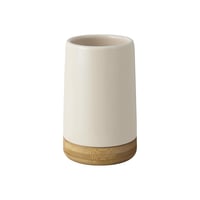 Vaso doble bambu beige