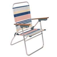 Silla de playa plegable de aluminio