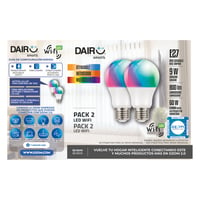 Pack 2 LED Wifi A60 9W E27