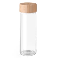 Botella de vidrio y bambú 450 ml