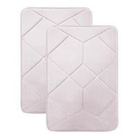 Pack de 2 alfombras de baño Cosmic 40 x 60 cm rosa