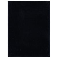 Alfombra de baño Menorca 50 x 70 cm negro