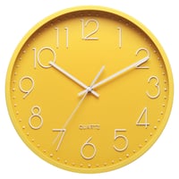 Reloj de pared Wonder 35 x 35 cm amarillo