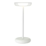 Lámpara de mesa Billu 1 luz LED USB blanca