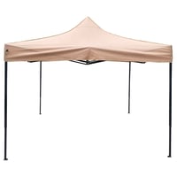 Toldo plegable 3 x 3 m taupe