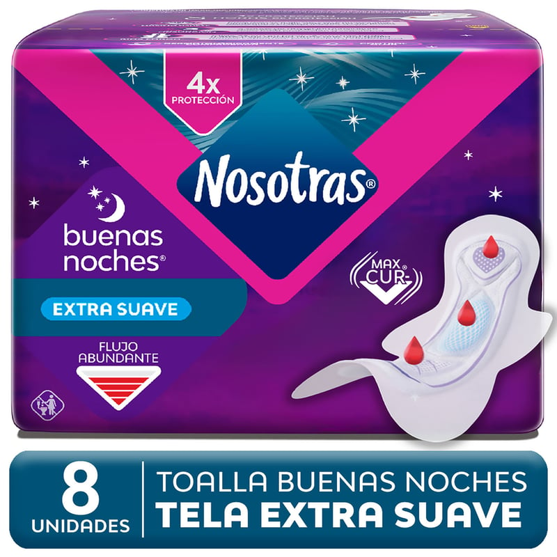 NOSOTRAS - Toalla Higiénica Nocturna Normal