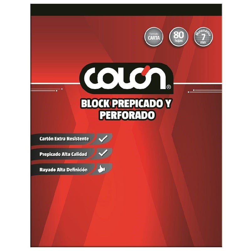 COLON - Block Carta 7mm BC32 80 Hojas