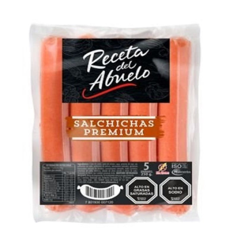 RECETA DEL ABUELO - Salchicha Natural Premium